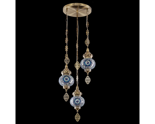 Citilux Каир CL419136 Подвесной светильник Мозаика Синяя