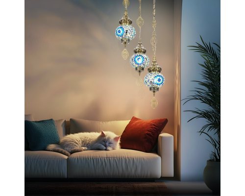 Citilux Каир CL419136 Подвесной светильник Мозаика Синяя