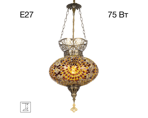 Citilux Каир CL419125 Подвесной светильник Мозаика Янтарь