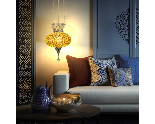 Citilux Каир CL419125 Подвесной светильник Мозаика Янтарь