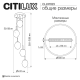 Citilux SIGNATURE CL247023 LED Подвесной каскадный светильник
