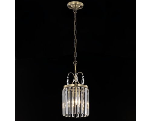 Citilux Инга CL335113 Подвесной хрустальный светильник Бронза