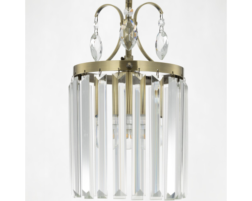 Citilux Инга CL335113 Подвесной хрустальный светильник Бронза