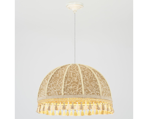 Citilux Базель CL407025 Подвесной светильник патина с абажуром Вышивка