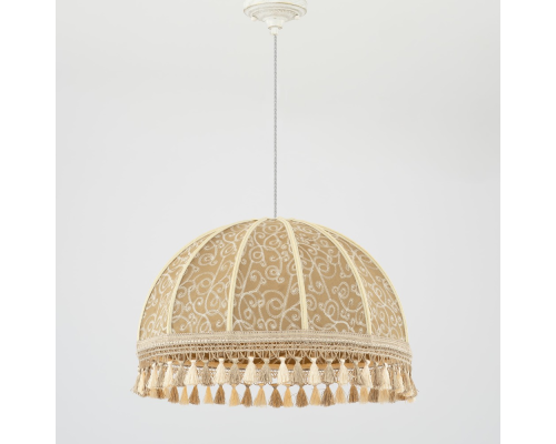 Citilux Базель CL407025 Подвесной светильник патина с абажуром Вышивка