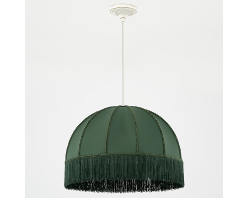 Citilux Базель CL407022 Подвесной светильник патина с зелёным абажуром