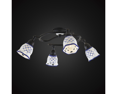 Citilux Ажур CL534541 Спот поворотный Чёрный Синий