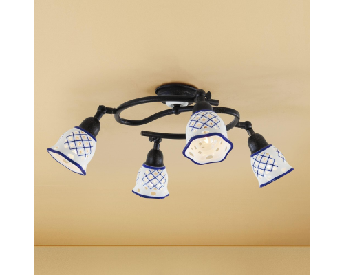 Citilux Ажур CL534541 Спот поворотный Чёрный Синий