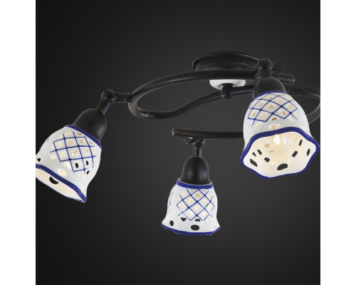 Citilux Ажур CL534541 Спот поворотный Чёрный Синий