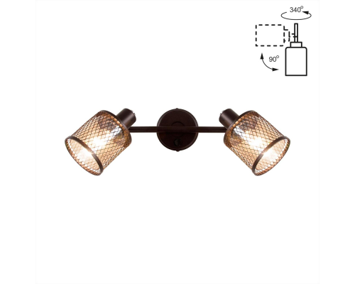 Citilux Робин CL535625 Спот поворотный с выключателем Венге