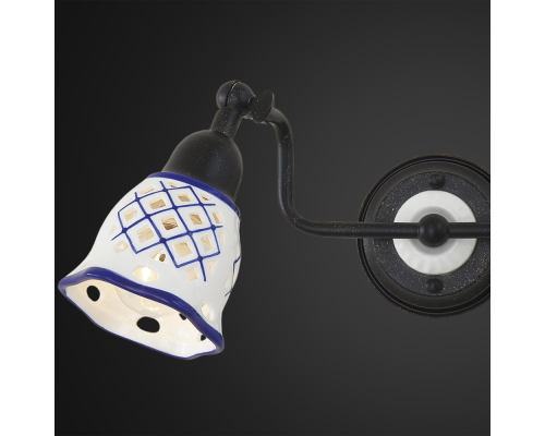 Citilux Ажур CL534521 Спот поворотный Чёрный Синий