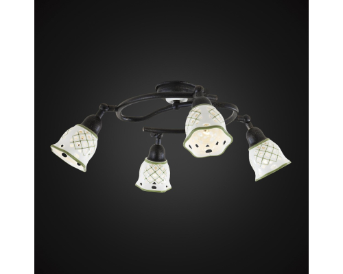 Citilux Ажур CL534542 Спот поворотный Чёрный Зеленый