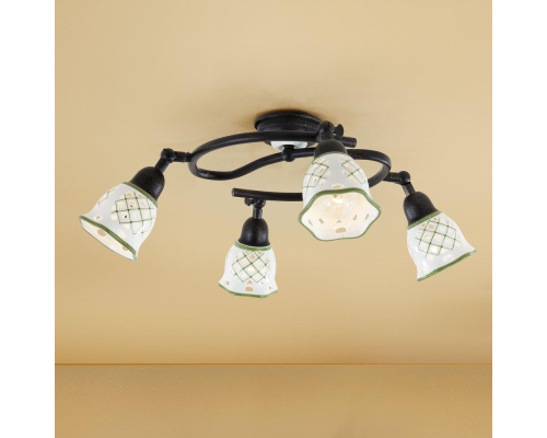 Citilux Ажур CL534542 Спот поворотный Чёрный Зеленый