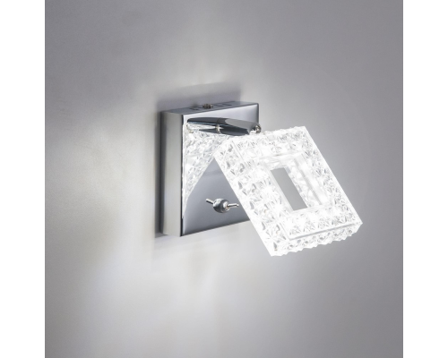 Citilux Кристалино CL559611 LED Спот поворотный с выключателем Хром