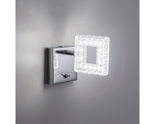 Citilux Кристалино CL559611 LED Спот поворотный с выключателем Хром