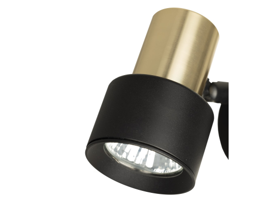 Citilux SAT CL505611 Спот поворотный с выключателем Чёрный+Золото