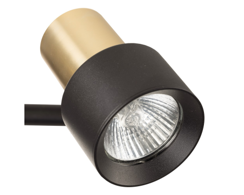 Citilux SAT CL505621 Спот поворотный с выключателем Чёрный+Золото