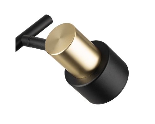 Citilux SAT CL505621 Спот поворотный с выключателем Чёрный+Золото