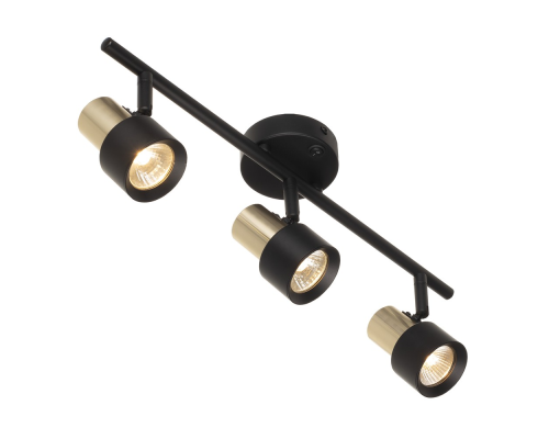 Citilux SAT CL505631 Спот поворотный с выключателем Чёрный+Золото