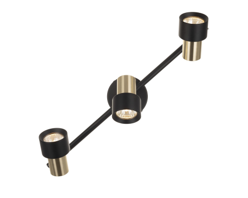 Citilux SAT CL505631 Спот поворотный с выключателем Чёрный+Золото