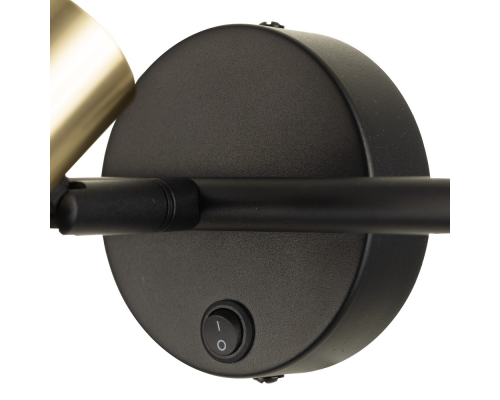 Citilux SAT CL505631 Спот поворотный с выключателем Чёрный+Золото