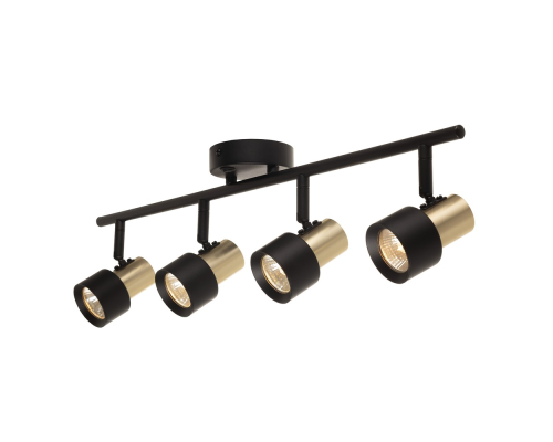 Citilux SAT CL505641 Спот поворотный с выключателем Чёрный+Золото