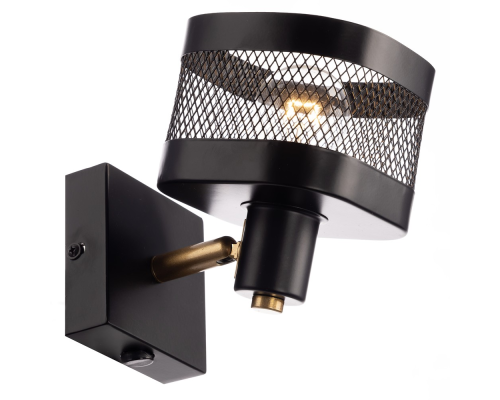 Citilux Хаген CL531515 Спот с выключателем Чёрный