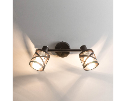 Citilux Гессен CL536625 Спот поворотный с выключателем Венге