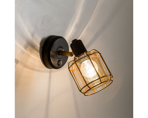 Citilux Таверна CL542612 Спот поворотный с выключателем Чёрный