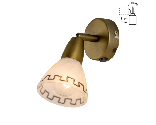Citilux Афина CL507513 Спот поворотный с выключателем Бронза