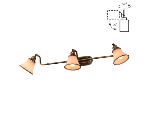 Citilux Прованс CL511533 Спот поворотный Бронза