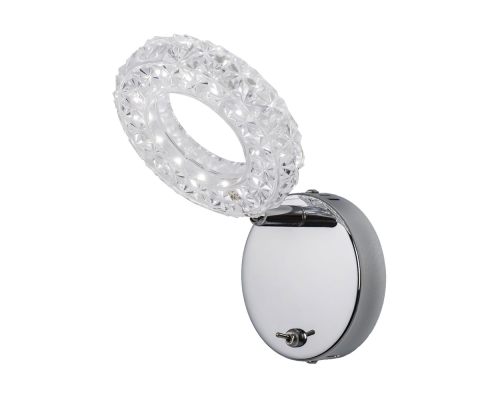 Citilux Кристалино CL559511 LED Спот поворотный с выключателем Хром