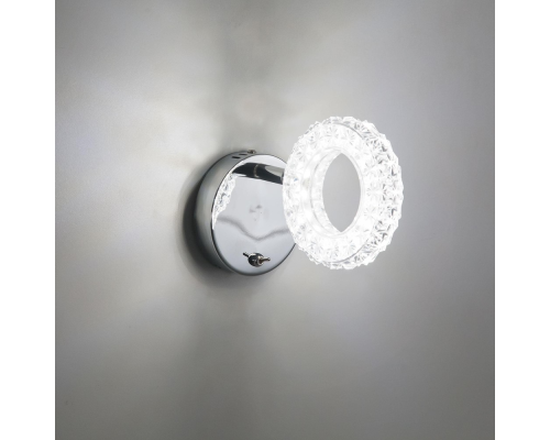 Citilux Кристалино CL559511 LED Спот поворотный с выключателем Хром