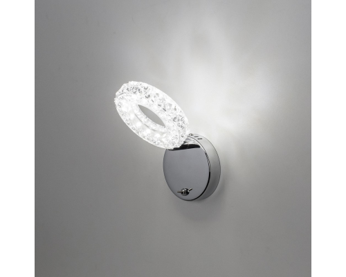 Citilux Кристалино CL559511 LED Спот поворотный с выключателем Хром