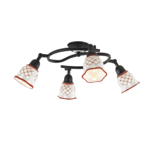 Citilux Ажур CL534543 Спот поворотный Чёрный Красный