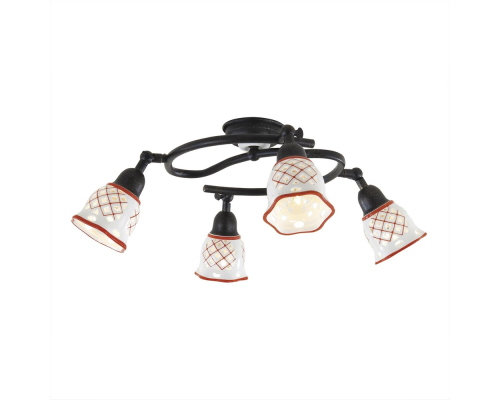 Citilux Ажур CL534543 Спот поворотный Чёрный Красный