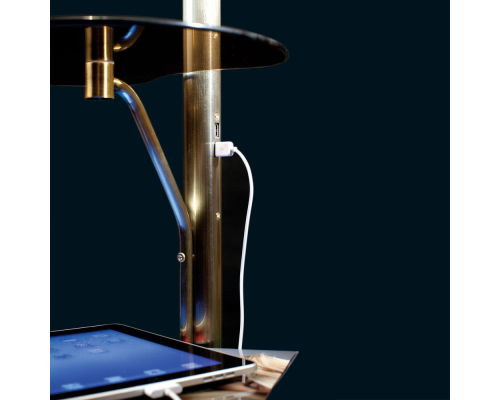 Citilux Тандем CL801001F Торшер со столиком Матовый Хром