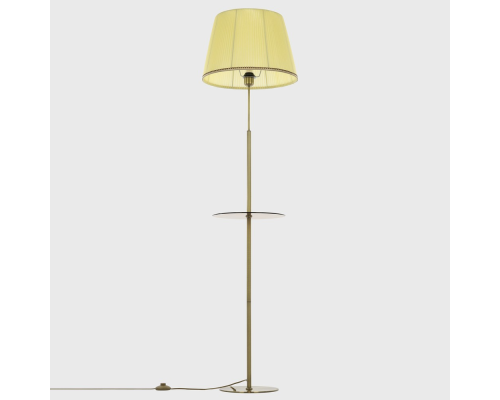 Citilux Линц CL402983T Торшер бронза со столиком и кремовым абажуром