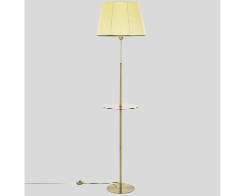 Citilux Линц CL402983T Торшер бронза со столиком и кремовым абажуром