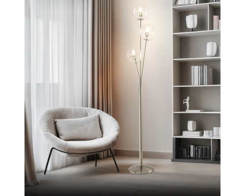 Citilux Томми CL102931 Торшер Матовый Хром