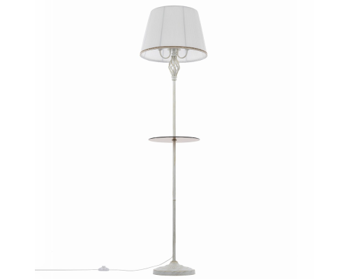 Citilux Вена CL402920T Торшер патина со столиком и белым абажуром