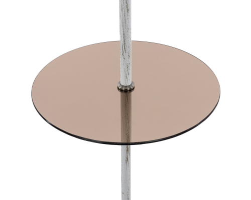 Citilux Вена CL402920T Торшер патина со столиком и белым абажуром