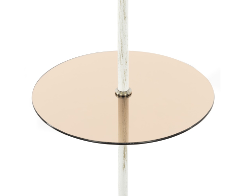 Citilux Вена CL402923T Торшер патина со столиком и кремовым абажуром