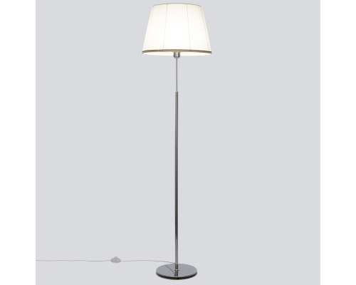 Citilux Линц CL402970 Торшер хром с белым абажуром