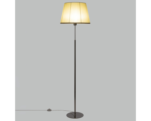 Citilux Линц CL402973 Торшер хром с кремовым абажуром