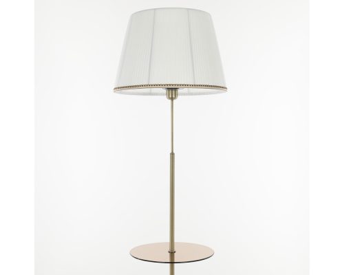 Citilux Линц CL402980T Торшер бронза со столиком и белым абажуром