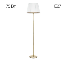 Citilux Линц CL402980 Торшер бронза с белым абажуром