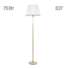 Citilux Линц CL402980 Торшер бронза с белым абажуром