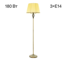 Citilux Вена CL402933 Торшер бронза с кремовым абажуром