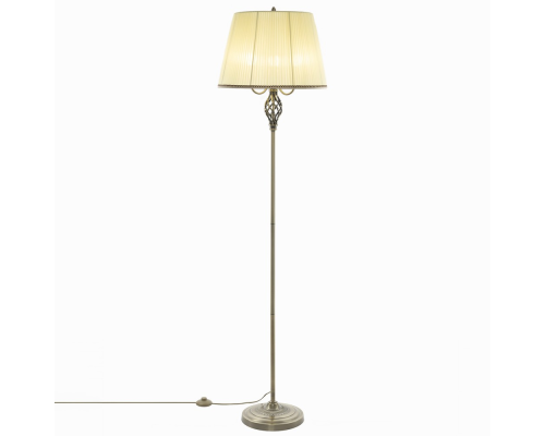 Citilux Вена CL402933 Торшер бронза с кремовым абажуром